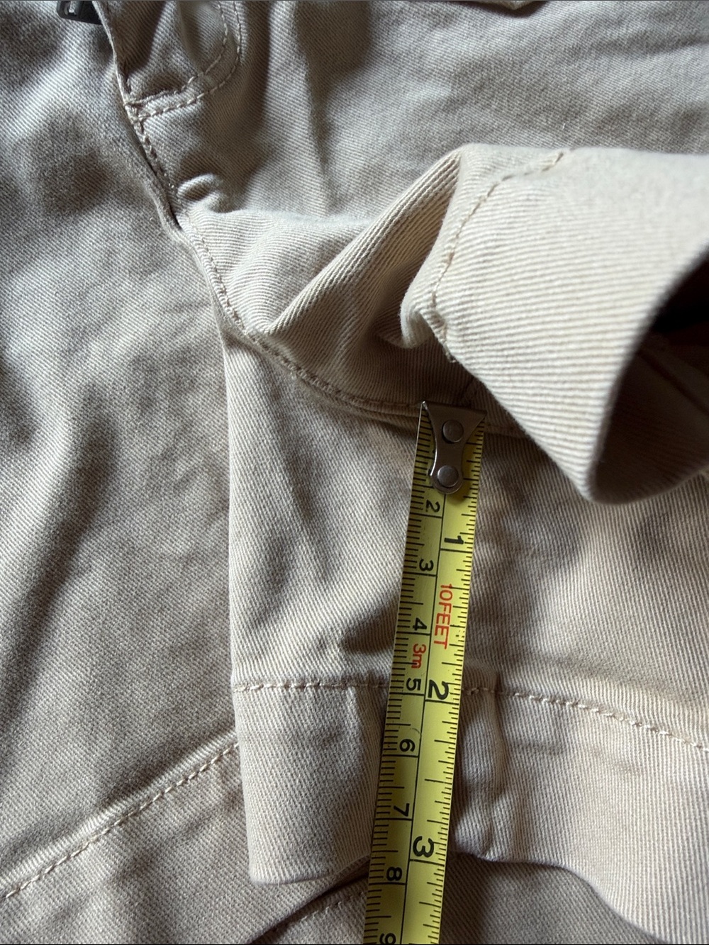 J. Crew Beige Cotton High Waisted Shorts - Picture 5 of 6